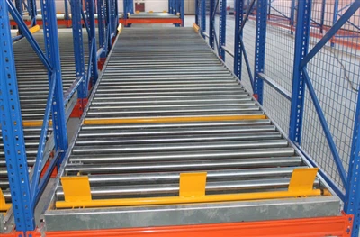 Rayonnage à flux de palettes--Cas d'application du rayonnage à flux de palettes