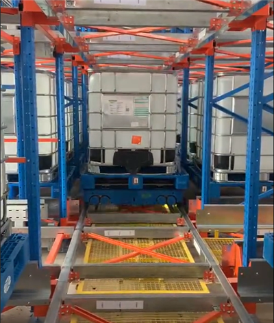 Navette à palette à 4 voies